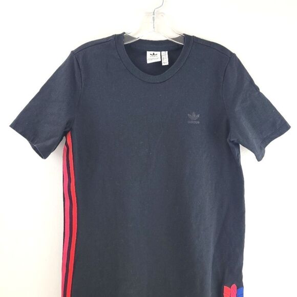 ADIDAS womens Adicolor Trefoil3D shirt dress - Picture 5 of 15